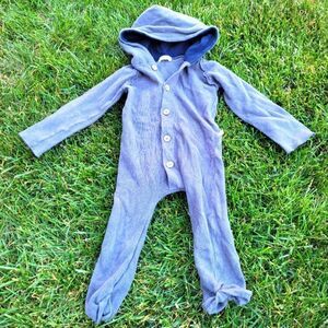 1 + In The Family Designer One Piece Hooded Body Suit 18M